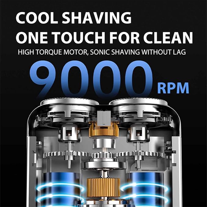 🔥60% OFF HOT SALE🔥Mini Electric Shaver - Powerful Dual-Motor Design for Close Shave