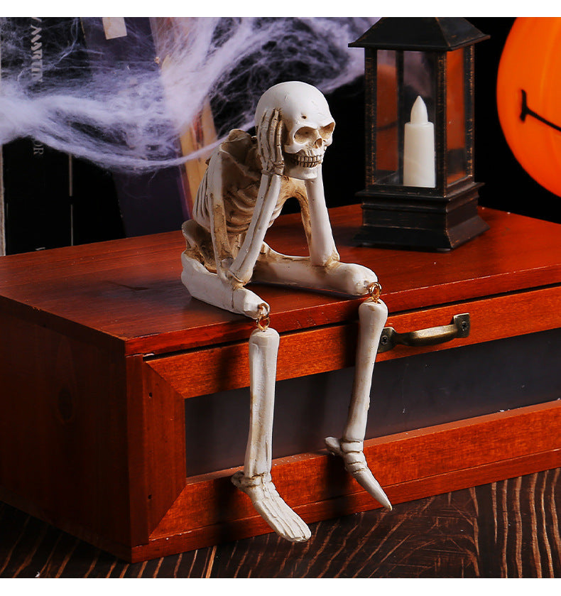 🔥Last 3 hours — 60% off🔥Halloween Decorations, Skeleton Statue Set